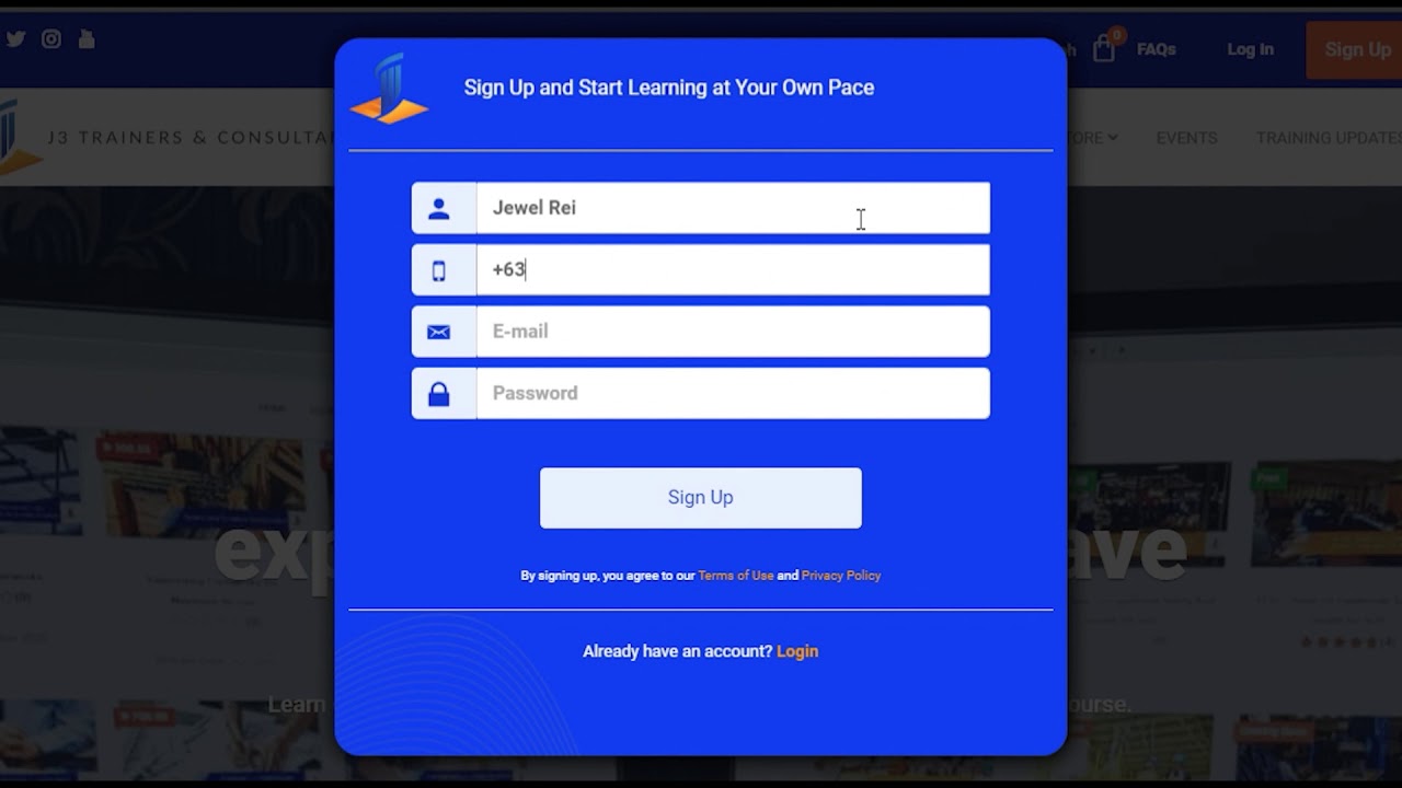 J3 Trainings – Certificate Printing