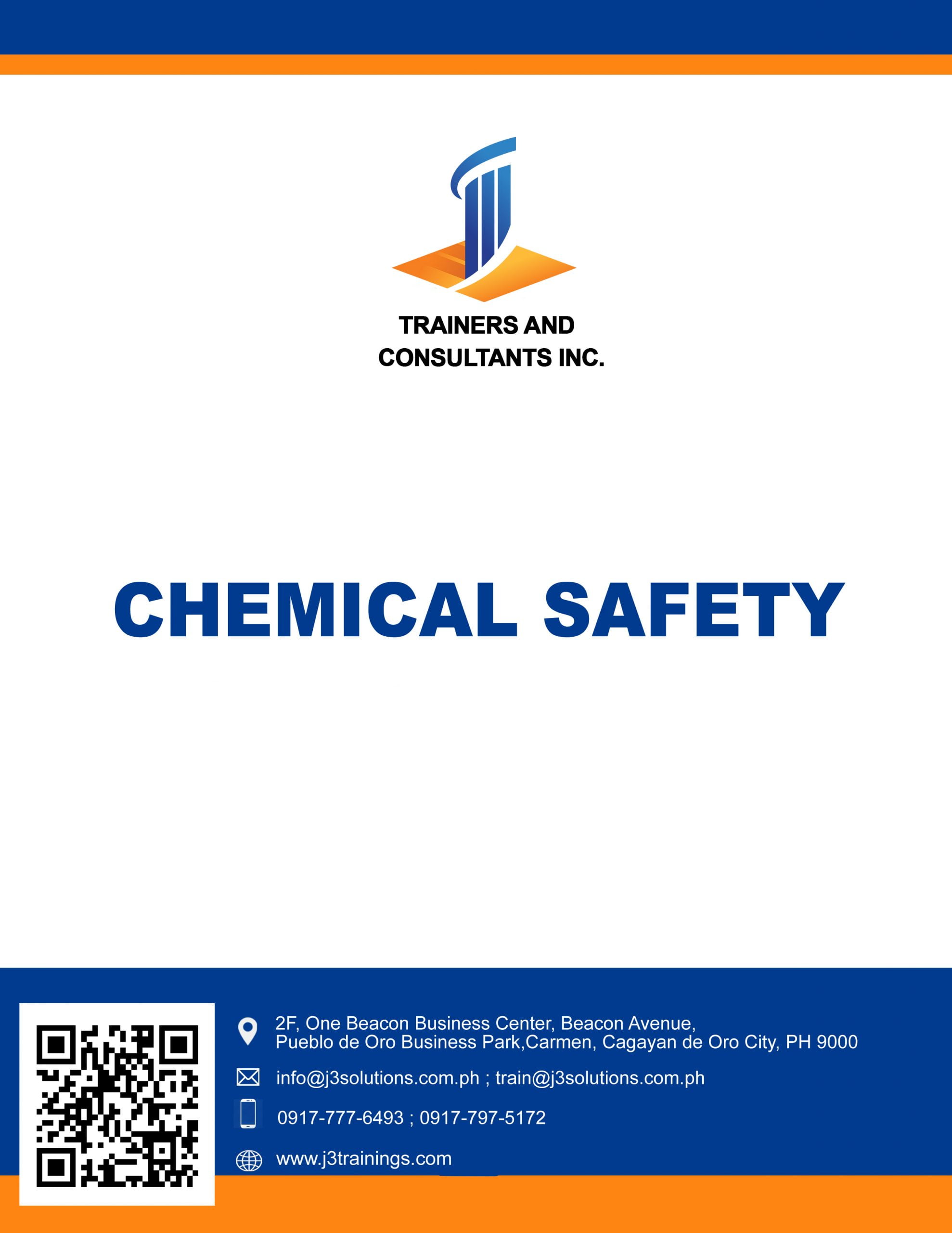 Chemical Safety Student Manual | J3 Trainers & Consultants Inc.