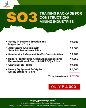 Safety Officer-3 Training Package for COSH Graduates
