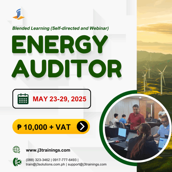 Energy Auditor Certification Course (EACC) | Webinar May 23-29, 2025
