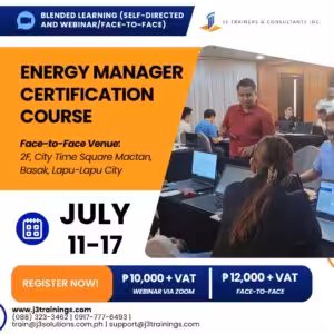 Energy Manager Certification Course (EMCC) | Webinar July 11-17, 2025