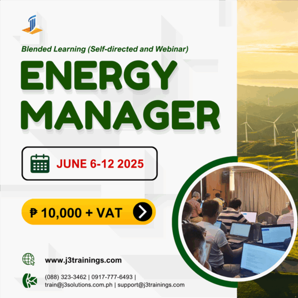 Energy Manager Certification Course (EMCC) | Webinar June 6-12, 2025