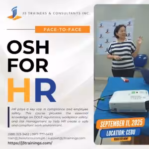 OSH for HR (Face-to-Face | Sep 11, 2025)
