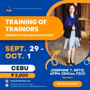 TOT: Presentation and Facilitation ( F2F | Sep 29 - Oct 1, 2025)