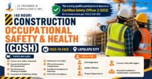 Construction Occupational Safety and Health (Face to Face | July 13-17, 2026)