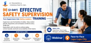 Effective Safety Supervision (Face to Face | July 30-31, 2026)