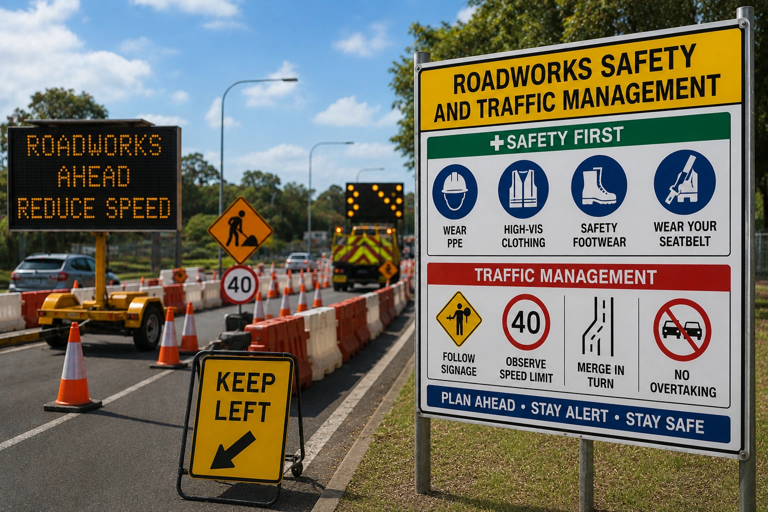 Roadworks Safety and Traffic Management